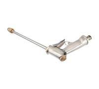 IWOWHERO Lance Arrosage Haute Pression Métal avec Buse Allongée Outil Multifonction pour Jardin Lavage Voiture et Nettoyage Maison Embout Cuivre Argenté