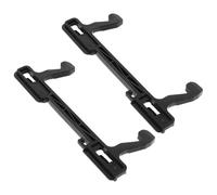 IWOWHERO Loquet de Porte Micro-ondes en Plastique Haute Résistance, Ensemble 2 Pièces, Compatible Modèles Variés, Verrouillage Sécurisé et Silencieux, Pièce de Rechange pour Four