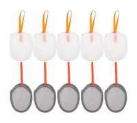 IWOWHERO Lot de 10 Paquet à Savonnette en Filet Exfoliants Double Face Séchage Rapide Doux Peau Pochette Moussante pour Savonnette Solide Nettoyage Corporel et Visage Usage Familial