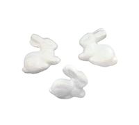 IWOWHERO Lot de 12 Boules en Polystyrène Lapin 6,5 Cm DIY Créatif pour Garçon Et Filles Décoration Anniversaire Pâques Bricolage Salle De Classe