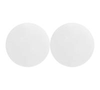 IWOWHERO Lot de 2 Boules de Sel Blanc Chauffantes Ø 5 CM pour Massage par Points Outil de Relaxation et Massage Énergétique du Dos Épaules et Mains Compatible Aromathérapie Usage