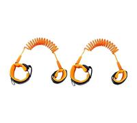 IWOWHERO Lot De 2 Laisses Pour Enfant De 1 5 M Corde De Traction Orange Confortable Pour Enfants Et Adultes Perdus