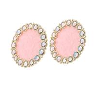 IWOWHERO Lot De 2 Palettes De Nail Art En Résine Cristal Strass Pour Mélanger Le Maquillage La Peinture Au Vernis À