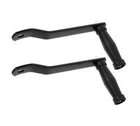 IWOWHERO Lot de 2 Poignées de Treuil Manuel pour Remorque Marine et Camping-car, Poignée en Fer Galvanisé Résistante aux Intempéries, Manivelle Ergonomique pour Levage et Remorquage Facile