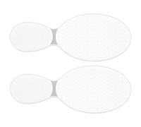 IWOWHERO Lot de 2 Râpes à Pieds en Verre Nano Outil Professionnel pour Éliminer Callosités et Peaux Mortes Soin des Talons Secs et Fissurés Limage des Ongles Épais Nettoyage Facile