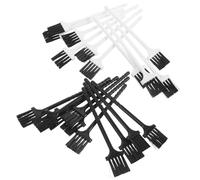 IWOWHERO Lot de 20 Brosses de Nettoyage pour Rasoir Électrique Manche Long Poils Doux et Fins Brosse Étroite Multifonctionnelle Accessoire de Rechange pour Nettoyage Précis des Lames