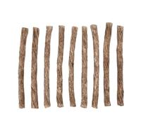 IWOWHERO Lot de 20 Cordes de Cheminée en Chanvre Ciré 10 Pièces par Sachet Corde d'Extérieur pour Barbecue et Pique-Niques Allume-Feu Résistant Vent Kit Pratique pour Camping et