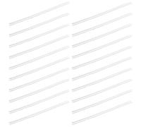 IWOWHERO Lot de 20 Embouts en Silicone Souple pour Branches de Lunettes Protège-Branches Antidérapants Taille 12 X 4 X 85 MM Maintien pour Soleil Confort Prolongé Usage Quotidien