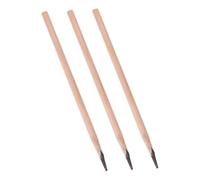 IWOWHERO Lot de 3 Crayons à Sourcils en Bois Café, Application Précise et Waterproof, Maquillage Solide pour Femmes, Coloration Naturelle des Sourcils