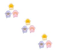 IWOWHERO Lot De 3 De Bain Pour Bébé Et Enfant Motif Dessin Animé En Tissu Éponge Lavables En Machine Pour Garçons Et Filles 3 Pièces X 3