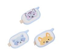 IWOWHERO Lot De 3 Éponges De Bain Pour Bébé Piscine Nouveau-Né Éponges Pour Le Bain Éponge De Bain Pour Enfants Éponge De Bain Pour Débarbouillettes Éponge À Vaisselle