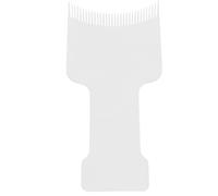 IWOWHERO Lot de 3 Peignes à Teinture pour Coiffure Professionnels, Palettes de Coloration Courbées pour Application Précise, Couleurs Noir Blanc Rouge, Outil de Balayage pour Salon et