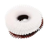 IWOWHERO Lot de 30 Bandeaux à Peigne Extensibles en Plastique Souple Peignes Invisibles pour Femmes Gestion des Cheveux Rebelles Couleurs Noir Café et Transparent Accessoire Coiffure