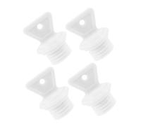 IWOWHERO Lot de 4 Bouchons de Rechange en Plastique Étanches pour Bouillottes Diamètre Intérieur 21 CM Hauteur 17 CM Couvercles de Scellage Anti-Fuite pour Paquet d'Eau Chaude