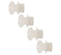 IWOWHERO Lot de 4 Bouchons Étanches de Rechange pour Bouillottes, Bouchon de Fermeture en Polypropylène Résistant la Chaleur, Diamètre 28,5 Mm, Compatible Sachets et Bouteilles
