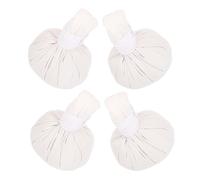 IWOWHERO Lot de 4 Boules de Massage Thaï aux Herbes, Tissu en Coton, Format Compact Portable, Massage Aromathérapeutique pour Relaxation Musculaire, Utilisation Spa et Corps