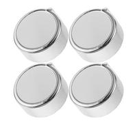 IWOWHERO Lot de 4 Boutons Minuterie Type Plastique pour Friteuse à Air, Micro-ondes, Autocuiseur et Barbecue - Boutons de Commande de Remplacement pour Appareils Électroménagers