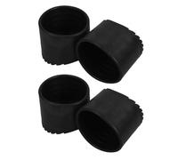IWOWHERO Lot de 4 Patins Antidérapants en Caoutchouc pour Pieds D’échelle Télescopique, Diamètre 64 Mm, Protège Sols et Assure Stabilité sur Carrelage et Gazon, Accessoires pour Échelle