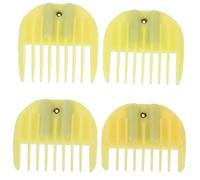 IWOWHERO Lot De 4 Peignes Pour Tondeuses À Cheveux Pour Hommes Guides De Coupe Peignes Pour Tondeuses Accessoires De Barbier Tondeuses Électriques Et Kit De Coiffure Couleur Aléatoire