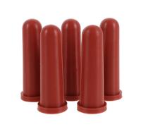 IWOWHERO Lot de 5 Tétines en Caoutchouc pour Biberons D’animaux, Tétons de Chèvre Fins, Compatibles Nourrisseur de Lait pour Chatons, Chiots et Petits Animaux -nés, Alimentation Hygiénique