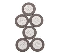 IWOWHERO Lot de 6 Disques Céramiques pour Brumisateur D'eau 16 Mm, Plaque Ultrasonique D'humidificateur Compatible Rocaille, Accessoires pour Générateur de Brouillard en Céramique