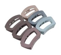 IWOWHERO Lot de 6 Pinces à Cheveux Accessoires Élégants Antidérapantes pour Cheveux Fins pour Coiffure Quotidienne Parties et Événements