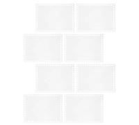 IWOWHERO Lot de 8 Fonds de Paquet en Acrylique Transparent 2 MM Planches Rectangulaires 20 X 15 CM pour Crochet Base Stable et Rigide pour Fond de Panier Matériel de Loisirs Créatifs et