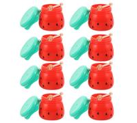 IWOWHERO Lot de 8 Pots Vides pour Gloss à Lèvres : Petits Pots de Crème Rechargeables avec Bâtonnet - D’échantillons de 2,5 Cm pour Gommage Des Lèvres, Maquillage, Crème pour Les Yeux, Idéal