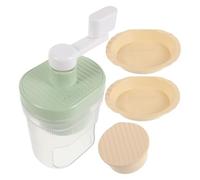 IWOWHERO Machine à Glace Pilée Manuelle avec Manivelle, Broyeur Portable Cuisine, 1 Bol à Glace 2 Bacs Récupérateurs, Outil Manuel Silencieux pour Pique-niques et Usage Domestique