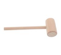 IWOWHERO Maillet de Travail Du Bois Bois de Hêtre pour DIY Marteau Tapissier Ergonomique avec Manche Poli Outil Équilibré pour Sculpture et Artisanat