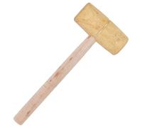 IWOWHERO Maillet en Bois Multifonction 45-50 MM Petit Format Finition Vernie Maillet à Ciseau pour Travail du Cuir et Menuiserie Outil Manuel pour Travail du Bois Pratique