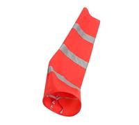 IWOWHERO Manches à Air Extérieures Directionnelles en Tissu Oxford 150 CM Orange Bandes Réfléchissantes, Indicateur de Vent pour Jardin et Décoration Extérieure