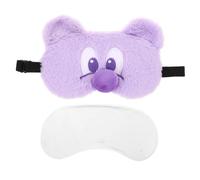 IWOWHERO Masque de Sommeil Garçon Fille Doux et Mignon Bandeau Élastique Antidérapant Occultation Complète pour Filles et Garçons Design Cartoon Ludique pour Nuits Paisibles