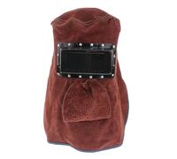 IWOWHERO Masque de Soudage Cuir Résistant avec Complète pour Travail Ventilation Confortable Bonnet Soudeur pour Usage Professionnel Couleur Aléatoire Couleur Aléatoire