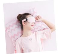 IWOWHERO Masque Yeux Chauffant USB Masque Sommeil Adulte pour Soulager Fatigue Oculaire et Maux de Tête Couvre Yeux pour Dormir et Détente Maison Bureau ou Voyage Lavable et Pratique