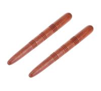 IWOWHERO Massage en 2Pcs Outil d'Acupression Tige d'Acupuncture Massage des Pieds Relaxation à Masseur Exquis Matériau Naturel pour Adultes