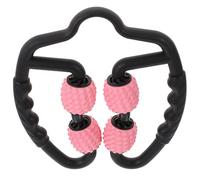 IWOWHERO Massage Roller Muscle Relaxant Mousse Texturée pour Jambes et Bras Soulagement et Tension Exercice Quotidien Confortable et Facile Utilisation Rose Sakura Poignée Aléatoire