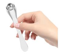 IWOWHERO Masseur Anti-Âge Yeux Argenté Appareil de Massage Oculaire Compact et Portable Outil de Soin des Yeux pour Réduire les Taches Sombres et Poches Voyage et Usage Quotidien