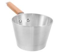IWOWHERO Mini Casserole Aluminium Épais avec Long Manche Petite Marmite Polyvalente pour Cuisson Chauffe-lait et Fonte de Beurre Casserole Compacte pour Bouillir Mijoter et Réchauffer