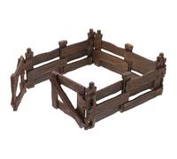 IWOWHERO Miniature Garden Fence Set for Mini Farm and Small Gardens Realistic Plastic Model Fence with Smooth Surface Decorative Miniature Landscape Ornament for DIY Projects