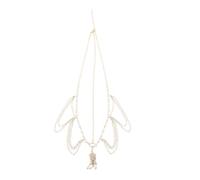 IWOWHERO Mode Golden Head Band Coiffe De Fée Coiffure Perle Perle Chaîne Tassels