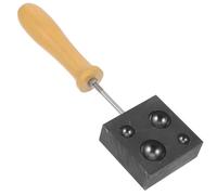 IWOWHERO Moule Graphite Demi-sphère 19,5 X 5,5 X 2 Cm pour Coulée de Métaux, Marquage Bois Électrique, Usage Artisanal Polyvalent, Outil de Moulage de Sculpture et Travail du Verre