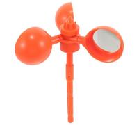 IWOWHERO Moulinet à Vent Anti-Oiseaux Extérieur Petit Format Jaune, Épouvantail à Oiseaux en Abs Résistant sans Bruit pour Verger et Champ, Protection Cultures, Jardin Solide