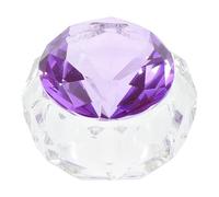 IWOWHERO Nail Art Liquid Cup Transparent Manicure Tool With Lid Thick Base Stable For Acrylic Mixing Professional Nail Salon And Home Use