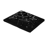 IWOWHERO Nappe de Tarot Divinatoire avec Motif Étoilé Dense et Antidérapant pour Protection des Cartes pour Soirées et Lectures Ésotériques