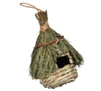 IWOWHERO Nichoir Décoratif pour Oiseaux en Jonc de Mer, à Suspendre,