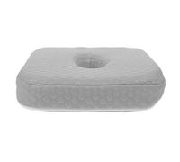 IWOWHERO Oreiller pour Piercing Oreille Mousse à Mémoire Coussin Protecteur pour Lobes Sensibles avec Trou Central Conçu pour Dormeurs Latéraux Protège Inflammation Pressions Pendant le