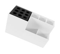 IWOWHERO Organisateur D’outils De Coiffure Porte-ciseaux Et Porte-peignes Grand Format Blanc Multifonctionnel Professionnel Salon De Coiffure Bureau De Rangement