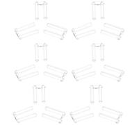 IWOWHERO Outil de Réparation pour Lunettes sans Monture 200 Pièces Bouchons Doubles en Silicone 15 X 08 X 70 MM Accessoires de Fixation Universels Anti-Humidité pour Verres Kit