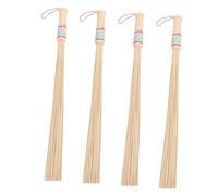 IWOWHERO Outils de Massage en Bambou 4pcs Bâton de Massage Dorsal Portable Soulage la Fatigue Design Ergonomique pour Thérapie de Relaxation en Milieu Professionnel